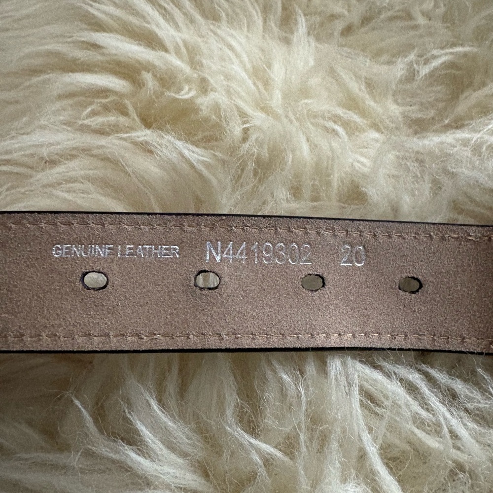 Kids Baby Cowgirl Rodeo Western Brown Leather Belt with Fur and Silver Accents - Picture 7 of 7